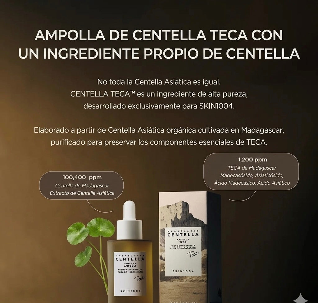 Rutina calmante coreana TECA (3 pasos) – Piel sensible y con acné