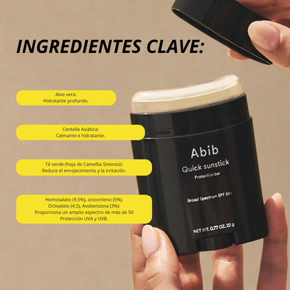 Protector solar en barra Abib (Airy + Quick Sunstick)