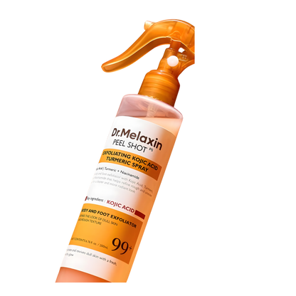 Spray exfoliante de Ácido Kójico y Cúrcuma – Limpieza de poros y renovación de la piel.