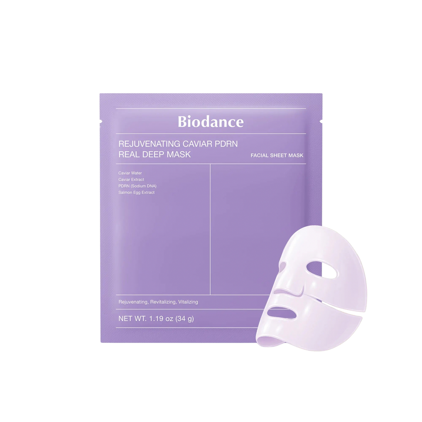 Mascarilla nocturna PDRN de Caviar reparadora