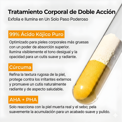 Spray exfoliante de Ácido Kójico y Cúrcuma – Limpieza de poros y renovación de la piel.