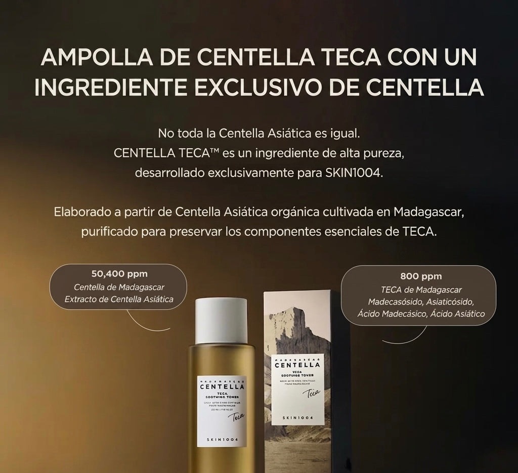 Rutina calmante coreana TECA (3 pasos) – Piel sensible y con acné