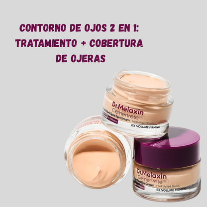 Crema de ojos iluminadora con calcio.