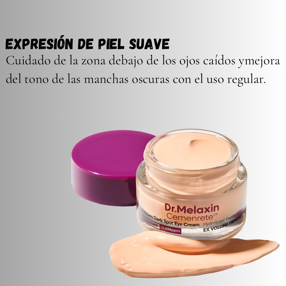 Crema de ojos iluminadora con calcio.