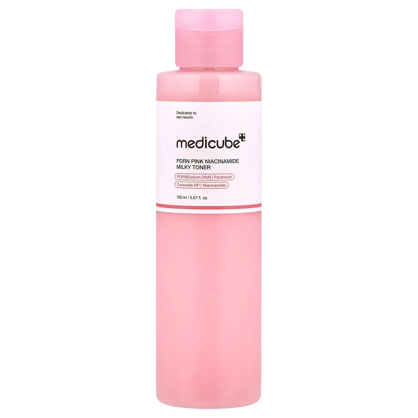 Tónico facial lechoso rosa con Niacinamida y PDRN