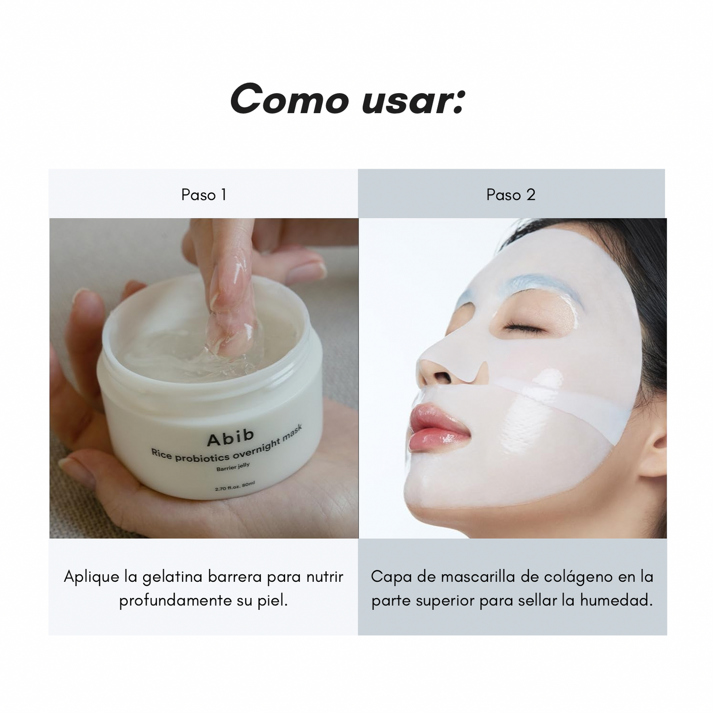 Mascarilla hidrogel de colágeno sedum – Hidratación intensa y efecto refrescante