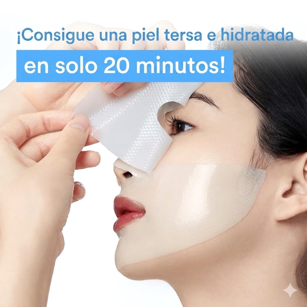 Mascarilla hidrogel de colágeno sedum – Hidratación intensa y efecto refrescante