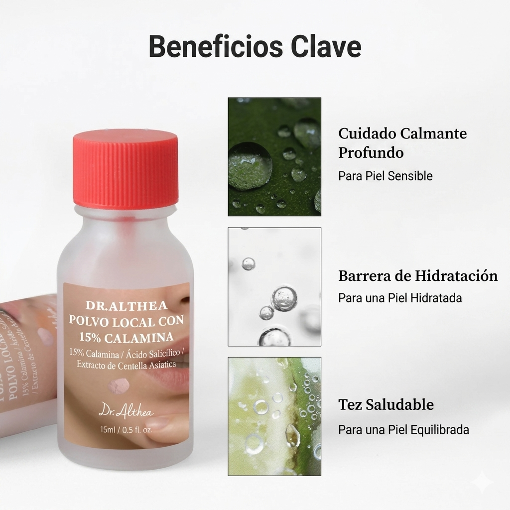 Polvo Secante de Calamina 15% – Tratamiento Anti Acné Localizado