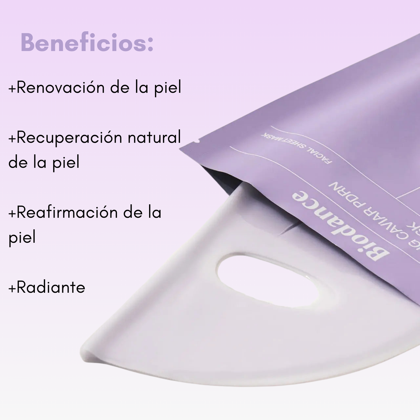 Mascarilla nocturna PDRN de Caviar reparadora