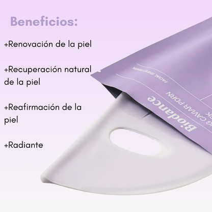 Mascarilla nocturna PDRN de Caviar reparadora