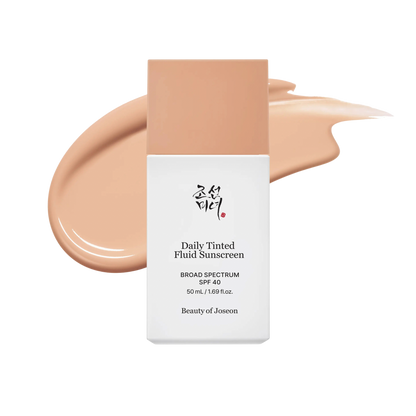 Protector solar coreano con tono – Acabado natural