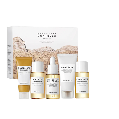 Kit de viaje Madagascar Centella – rutina calmante e hidratante